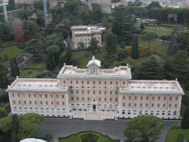 Outside looking down